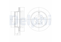 JEU DE 2 DISQUES DE FREIN BG4069 Delphi