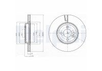 JEU DE 2 DISQUES DE FREIN BG4184 Delphi