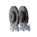 KIT DE PLAQUETTES DE DISQUE VE KT 08 005 Brembo, Vignette 2