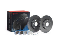 KIT DE PLAQUETTES DE DISQUE VE KT 08 032 Brembo