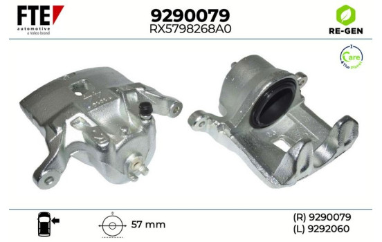 Etrier de frein 9290079 FTE