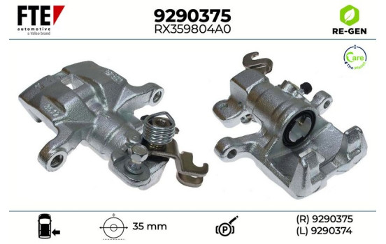 Etrier de frein 9290375 FTE