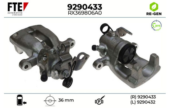 Etrier de frein 9290433 FTE