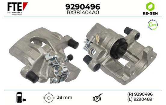 Etrier de frein 9290496 FTE