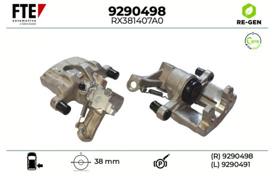 Etrier de frein 9290498 FTE