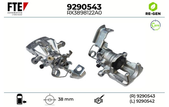 Etrier de frein 9290543 FTE