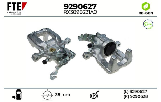 Etrier de frein 9290627 FTE