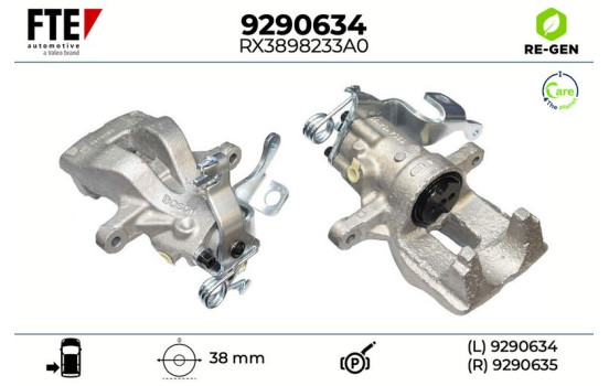 Etrier de frein 9290634 FTE