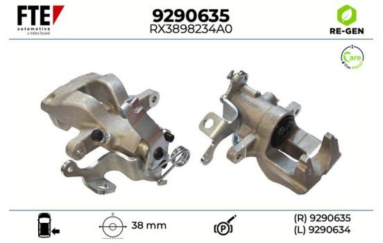 Etrier de frein 9290635 FTE