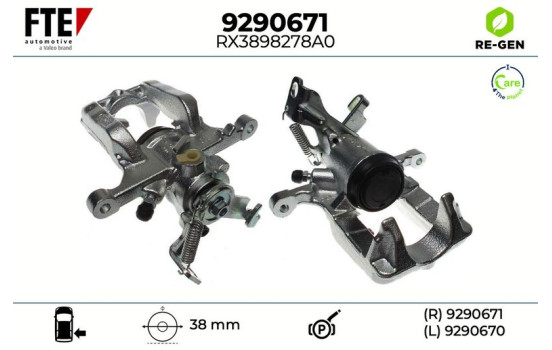 Etrier de frein 9290671 FTE