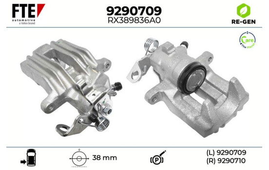 Etrier de frein 9290709 FTE