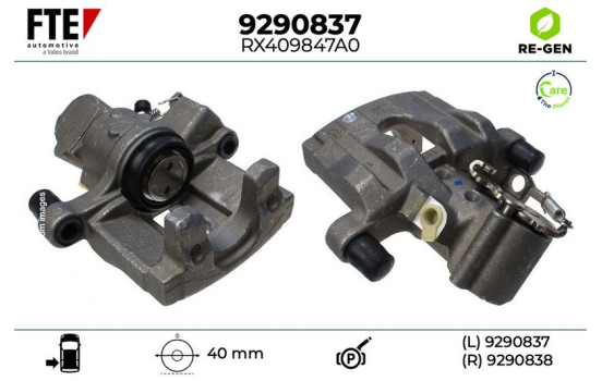 Etrier de frein 9290837 FTE