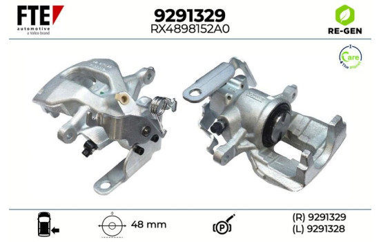 Etrier de frein 9291329 FTE