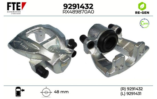 Étrier de frein 9291432 FTE