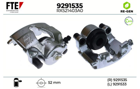 Etrier de frein 9291535 FTE