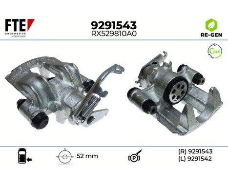 Etrier de frein 9291543 FTE