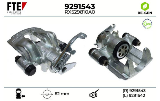 Etrier de frein 9291543 FTE