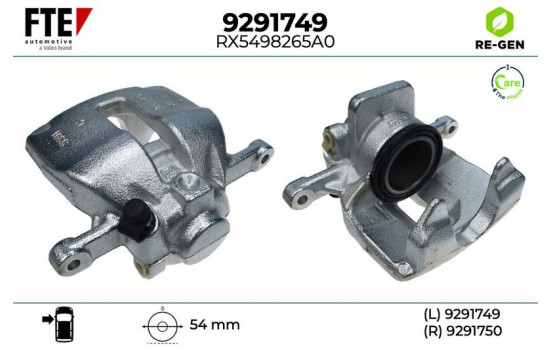 Étrier de frein 9291749 FTE