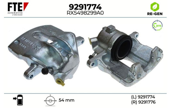 Étrier de frein 9291774 FTE