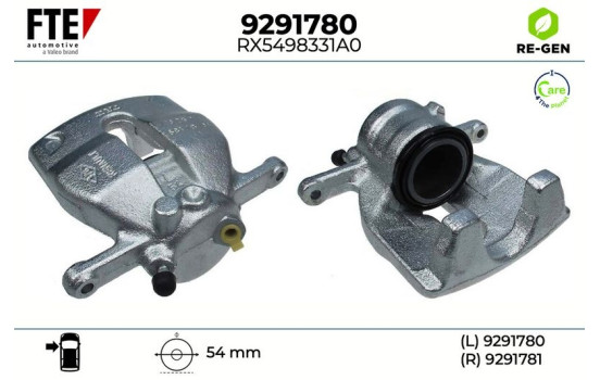 Étrier de frein 9291780 FTE