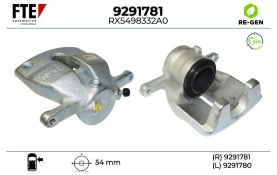 Étrier de frein 9291781 FTE