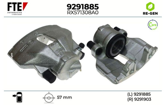 Etrier de frein 9291885 FTE