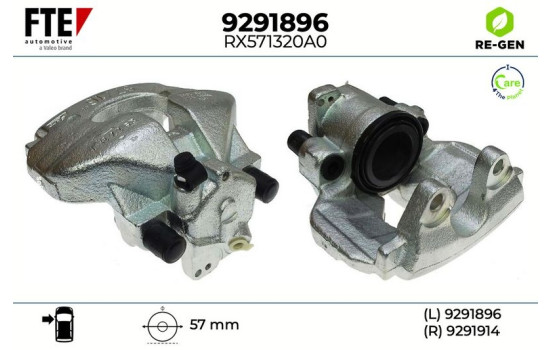 Étrier de frein 9291896 FTE