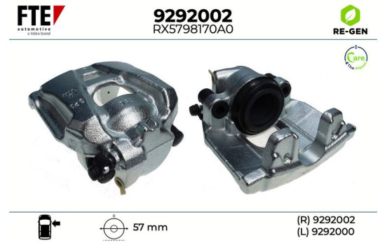 Etrier de frein 9292002 FTE
