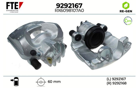 Étrier de frein 9292167 FTE