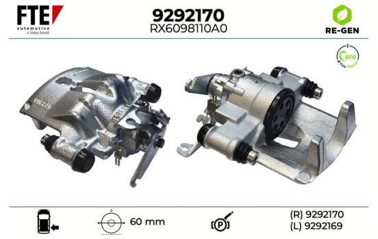 Etrier de frein 9292170 FTE