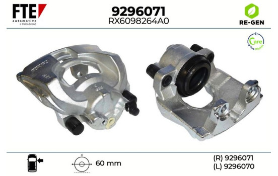 Étrier de frein 9296071 FTE