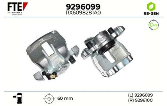 Étrier de frein 9296099 FTE