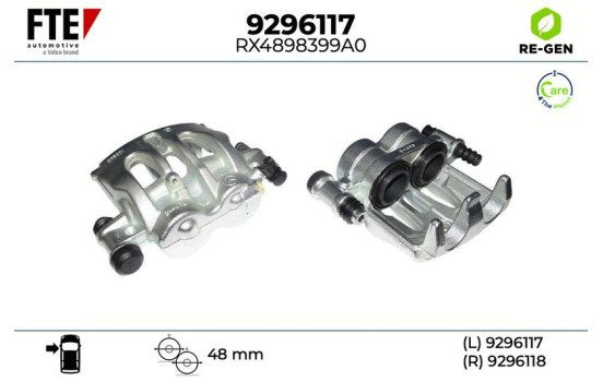 Étrier de frein 9296117 FTE