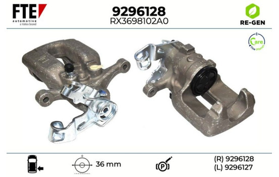 Étrier de frein 9296128 FTE