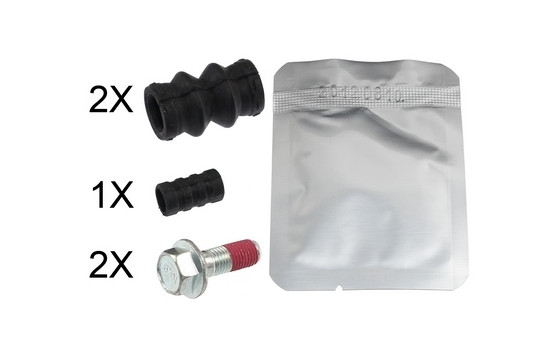 Jeu de douilles de guidage, étrier de frein 55124 ABS