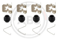 Kit d'accessoires, plaquettes de frein à disque 0117Q ABS