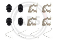 Kit d'accessoires, plaquettes de frein à disque 0118Q ABS