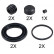 Kit de réparation, étrier de frein 43998 ABS