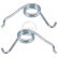 Kit de réparation, étrier de frein 55376 ABS