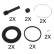 Kit de réparation, étrier de frein 73079 ABS