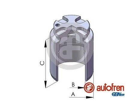 Piston, étrier de frein