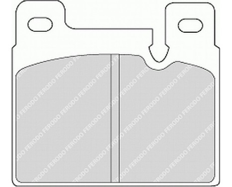 Kit de plaquettes de frein, frein à disque PREMIER ECO FRICTION FDB458 Ferodo, Image 2