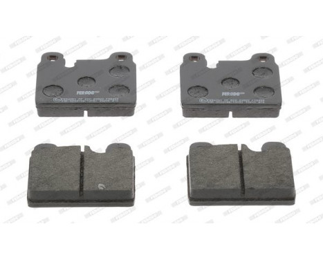 Kit de plaquettes de frein, frein à disque PREMIER ECO FRICTION FDB458 Ferodo