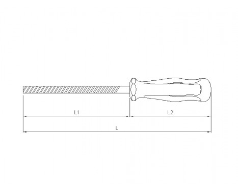 Lime pour étrier de frein 8", Image 2