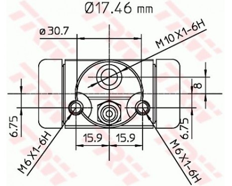 Cylindre de roue BWA130 TRW