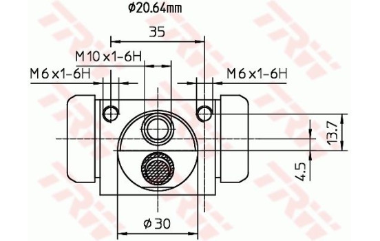 Cylindre de roue BWF318 TRW, Image 2