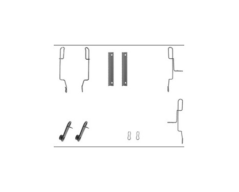 Kit d'accessoires, plaquette de frein à disque, Image 2