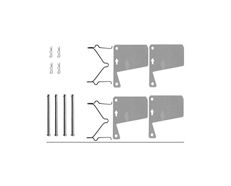Kit d'accessoires, plaquette de frein à disque, Image 2
