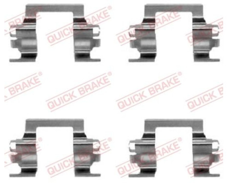 Kit d'accessoires, plaquette de frein à disque