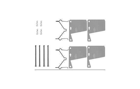 Kit d'accessoires, plaquette de frein à disque, Image 2